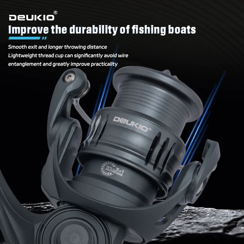 DEUKIO Reel Pancing Ringan Ras - Abu Garcia Reel Max ulasan dan harga